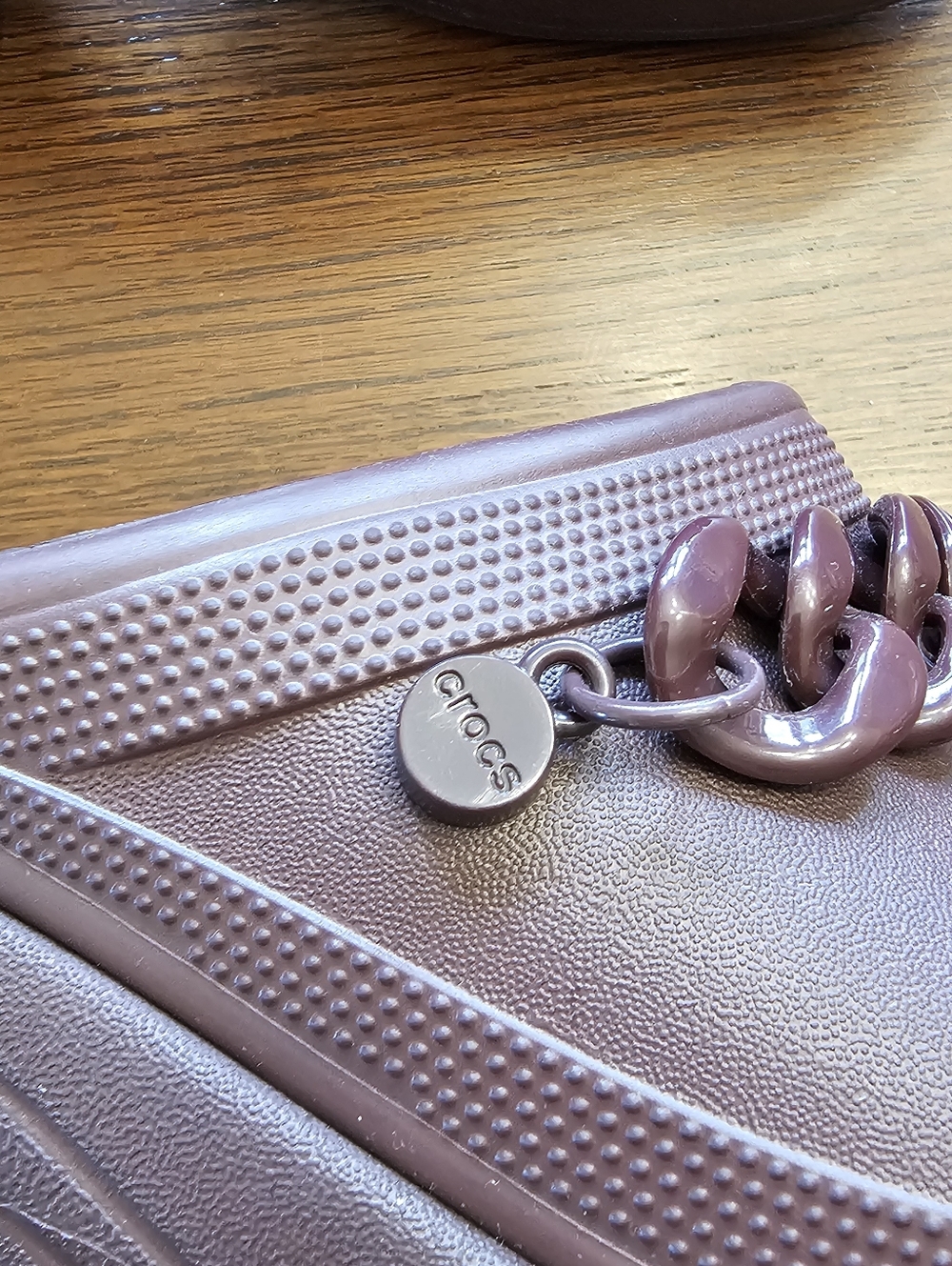 Crocs Siren Chain Heels Dark Cherry Size 10 - Picture 5 of 16
